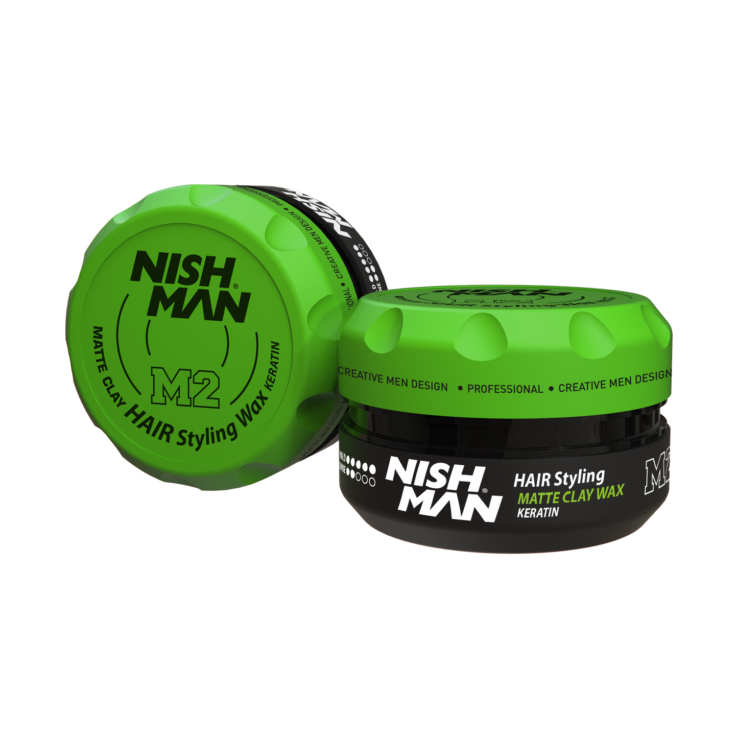 Nishman Hair Styling M2 Arcilla Mate Cera Queratina 100 ml