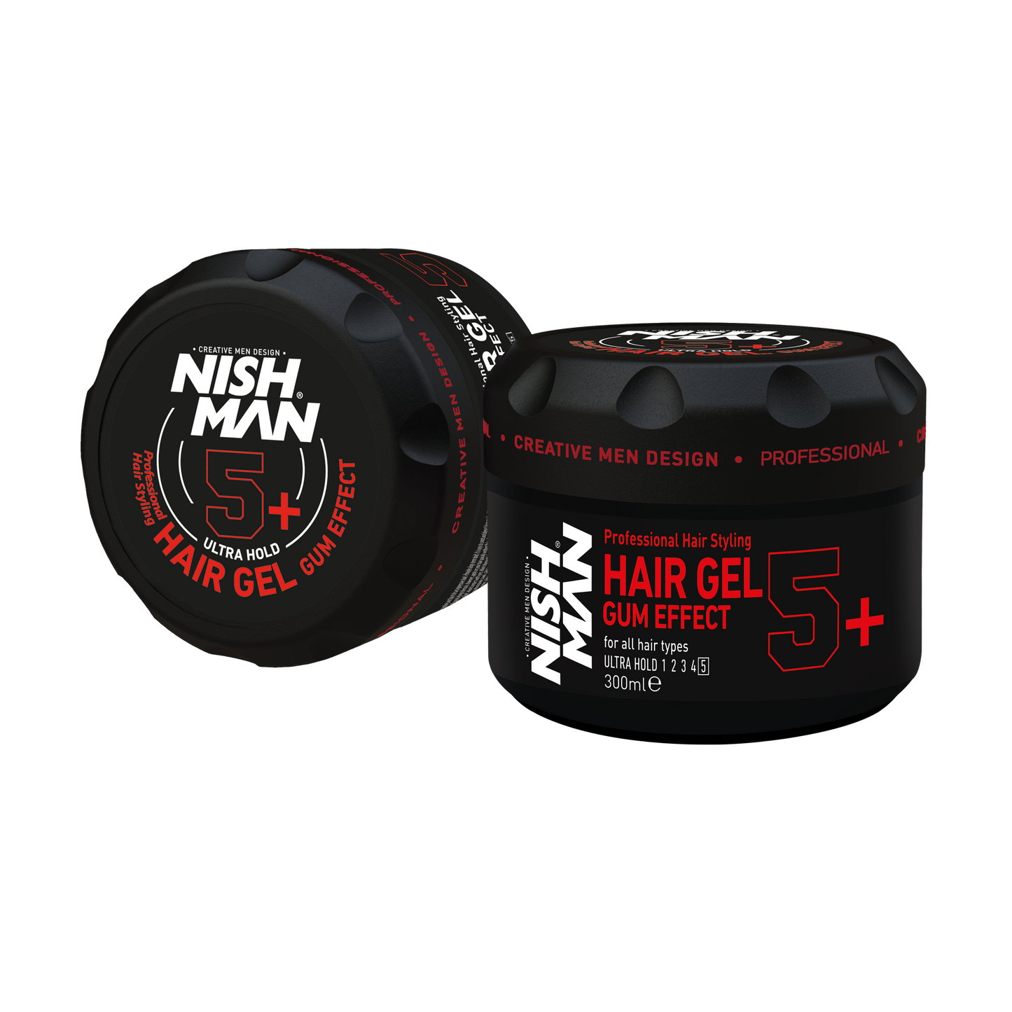 Nishman Gel Para el Cabello Ultra Duro NO.5+ 300 ml