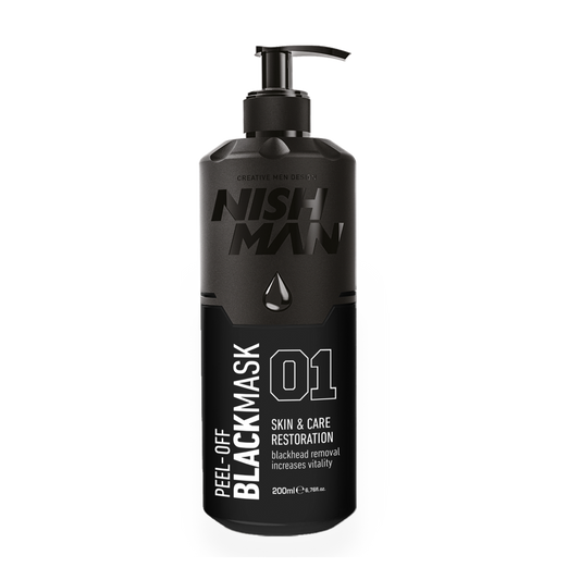 Nishman Mascarilla Facial Peelable Negra 200 ml
