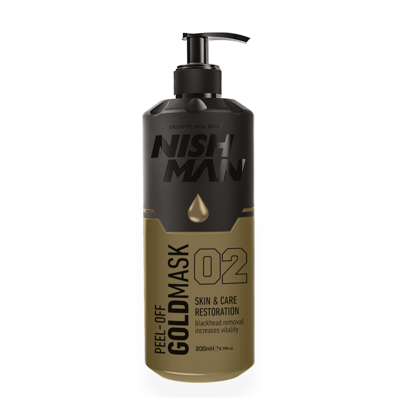 Nishman Mascarilla Facial Peelable Oro 200 ml