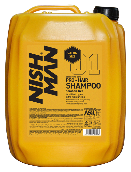 Nishman Champú De Salón Profesional Tamaño 5000 ml No.01
