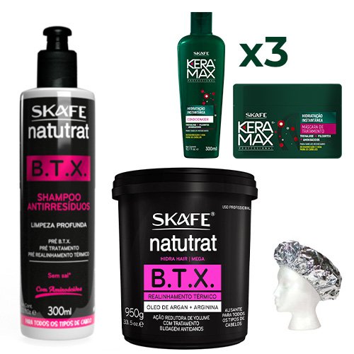 Pack Tratamiento Skafe Natutrat BTX 950g Mega Profesional 9 productos