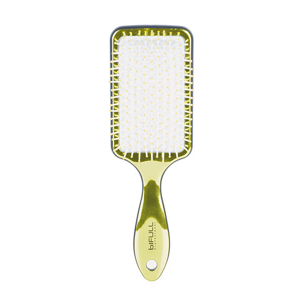 Cepillo Raqueta Metalizado 22Cm Racket Chrome Dorado Bifull