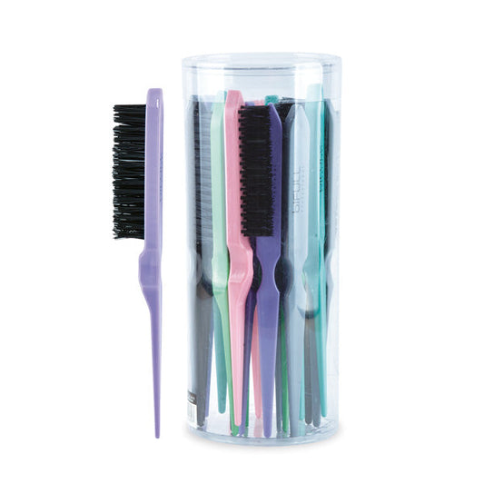 Cepillos Crepar Colores Creping Bote 24Unds Bifull