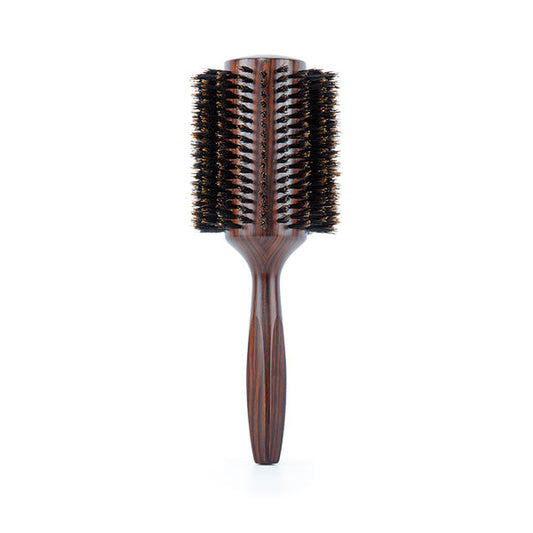 Cepillo Madera De Ebano Redondo Cerdas 100% Jabalí Ebony Nº 90 Bifull