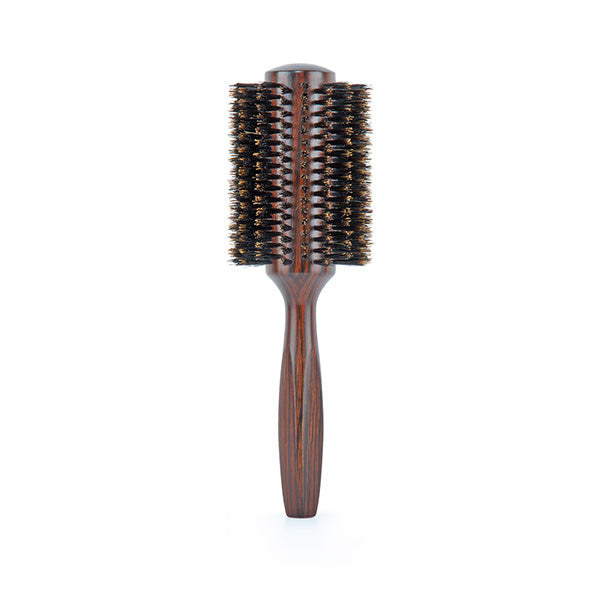 Cepillo Madera De Ebano Redondo Cerdas 100% Jabalí Ebony Nº 78 Bifull