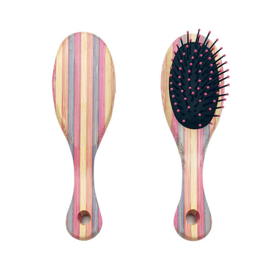 Cepillo Mini Striped Bamboo Puas Plastico Bifull