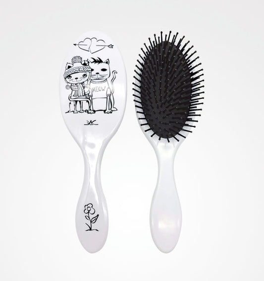 Cepillo Ovalado Para Colorear Pareja Bifull