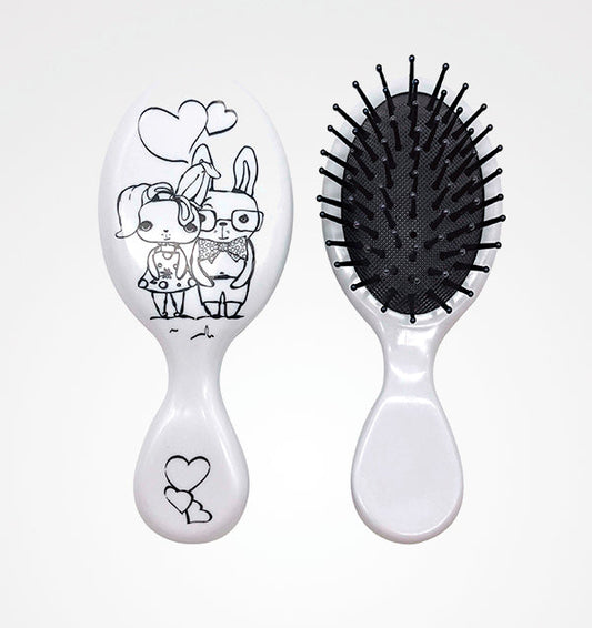 Cepillo Mini Ovalado Para Colorear Pareja Bifull