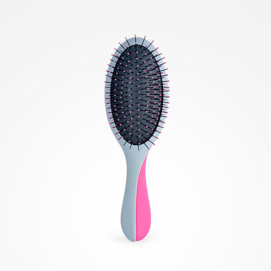 Cepillo Y Espejo Magnético Duo Gris-Rosa Bifull