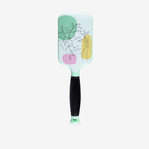 Cepillo Raqueta Verde Pastel Silhouette Bifull
