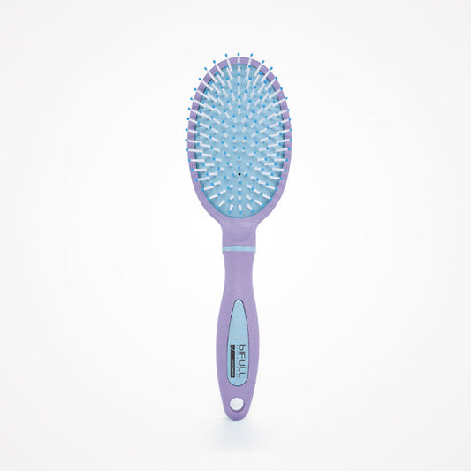 Bio Oval Pastel Colour · Cepillo 100% Biodegradable De Fibra De Trigo · Lila