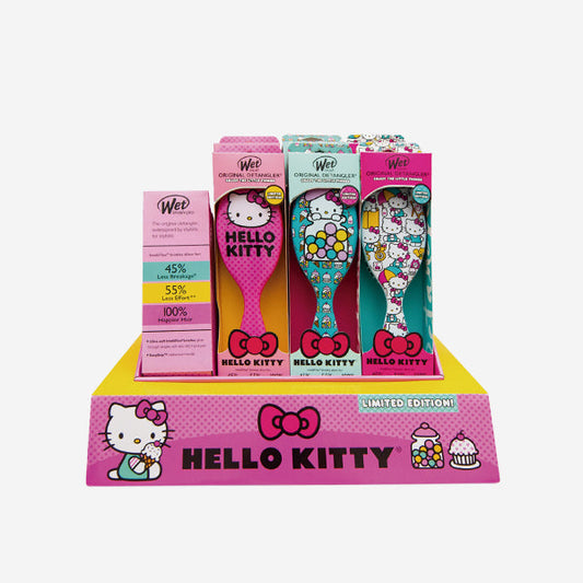 Expositor Cepillos Hello Kitty (9 Unds) Wet Brush