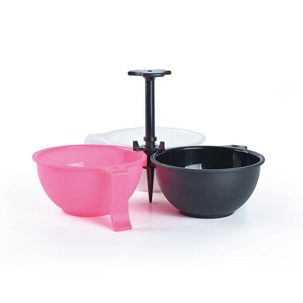 Comfort Kit Set De 3 Bowls De Colores Con Soporte Bifull
