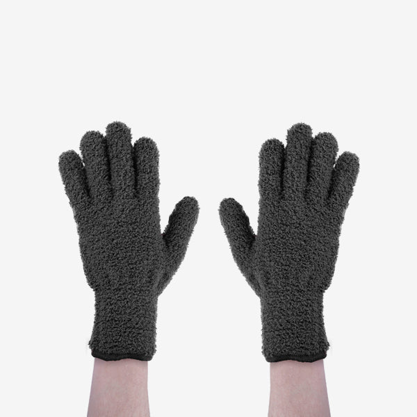Guantes Microfibra Para Eliminar El Exceso De Decoloración Negros Pack 2Unds Bleaching Gloves Black Bifull