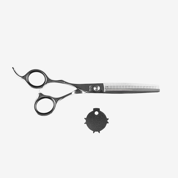 Tijera De Entresacar Para Zurdos 6" Futura Left Handed Made In Italy Bifull