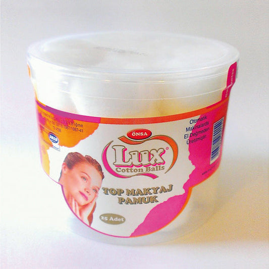 Bote De Bolitas De Algodón Lux 25 Unds. Bifull