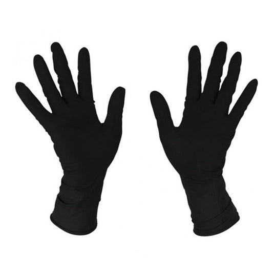 Guantes Latex Negros Talla Única Pack 2 Unids