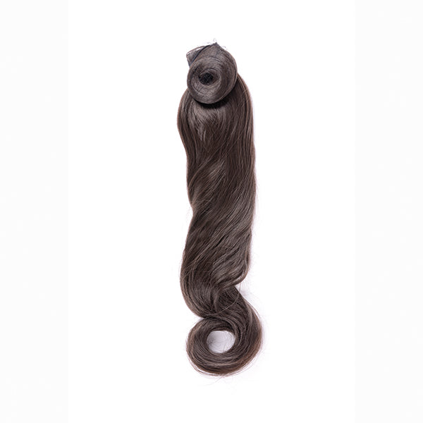 Coleta Rizada 50Cm Mod 4 Castaño