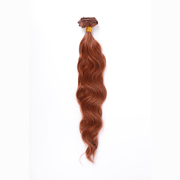 Extension 50Cm Rizada Mod 30 Rubio Claro Dorado Cobrizo