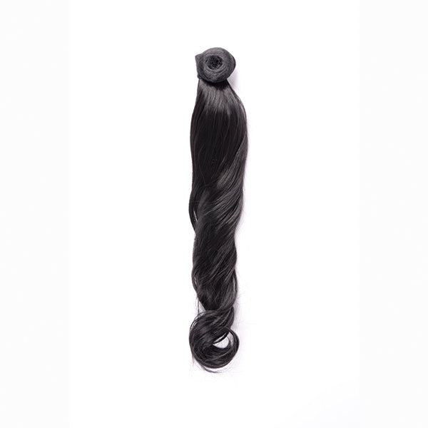 Coleta Rizada 50Cm Mod 1B Negro Azulado