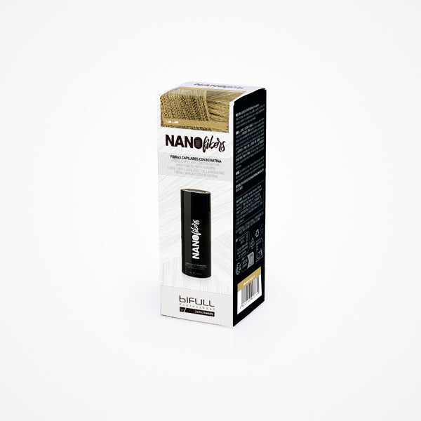 Nano Fibers Fibras Capilares Con Keratina Rubio Claro Bote 25Gr. Bifull