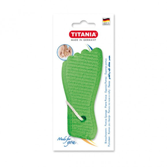 Esponja Pomez Forma De Pie Titania Bifull