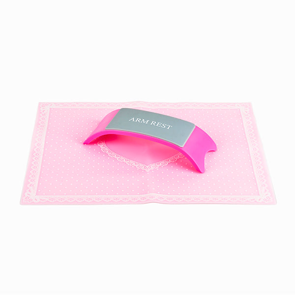 Set Manicura Alfombrilla Silicona Y Almohadilla De Apoyo · Crochet Bifull