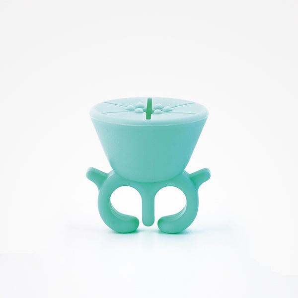 Anillo Soporte Para Botella De Esmalte Top Finger Green Bifull