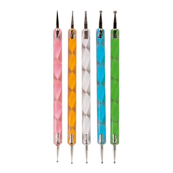 Set 5 Dotting Tool Spiral Colors Bifull
