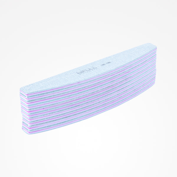 Lima Acolchada Wit Half Moon White 100/180 Pack 10 Uds. Bifull