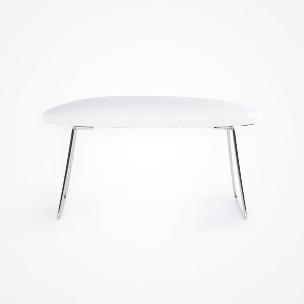 Almohadilla Para Manicura De Cuero Blanco Hand Pillow Tall Bifull