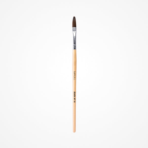 Pincel Para Manicura Acrílica Agata Nº10 Bifull