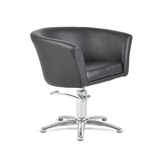 Sillón Tocador Indo Negro Mas Bomba Hidráulica Mas Pie De Estrella Bifull