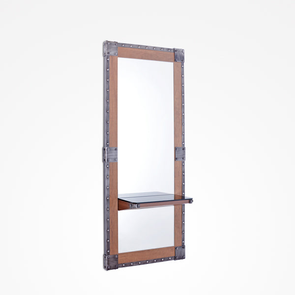 Tocador Cuadrado Madera Y Metal Varys + Leja