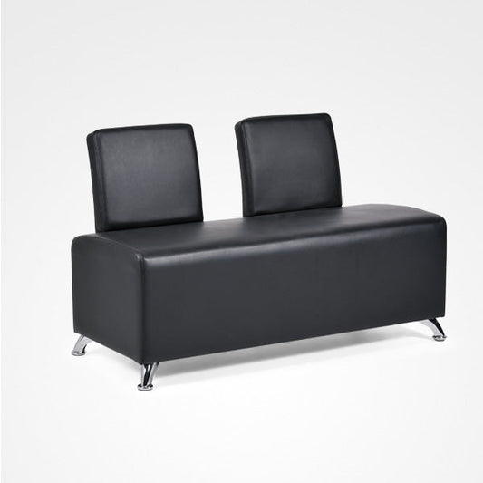 Sillón De Espera Doble Selene Doble Black Bifull