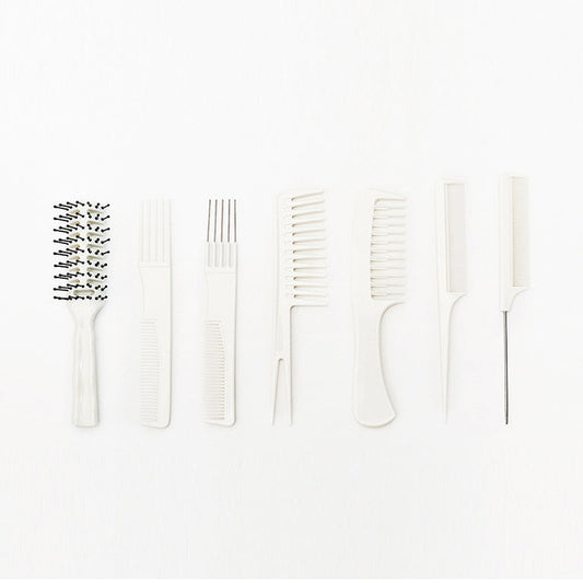 Set 7 Peines Y Funda Gea White Bifull