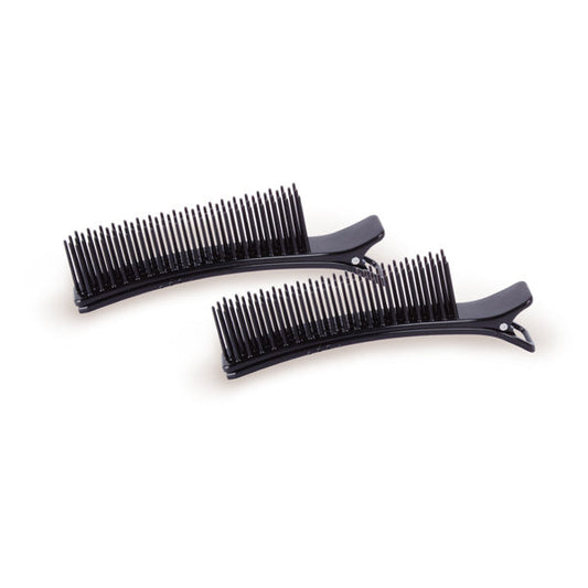 Pinza Con Peine Negra 2Unds. Bifull