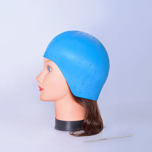 Gorro Silicona Para Mechas Con Aguja Metálica Bifull