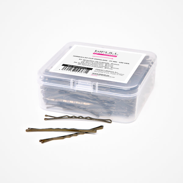 Clip Ondulado 59Mm Bronce Caja 400 Unds Bifull