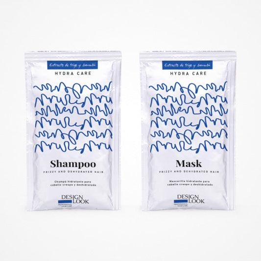 Sachet Duplo Hydra Care Champú Y Mascarilla 15Ml Design Look