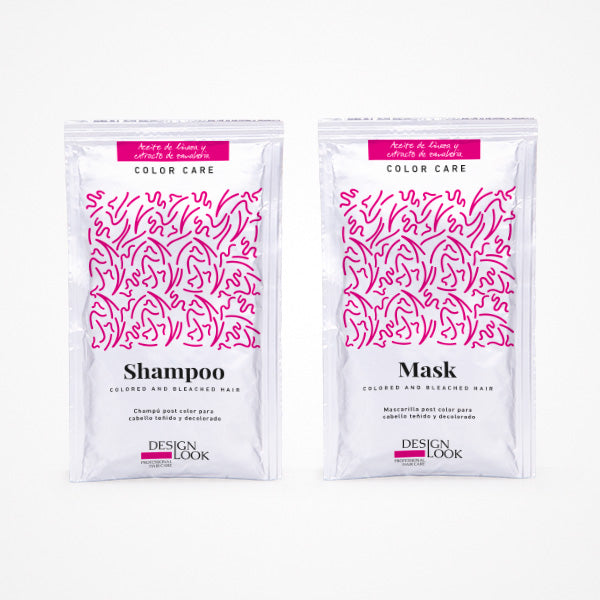 Sachet Duplo Champú Y Mascarilla Color Care 15Ml Design Look