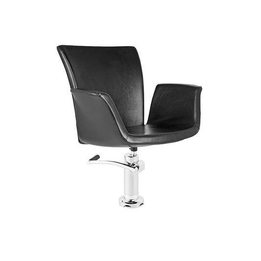 Sillón Alba Negro Ng3 Con Bomba Fijacion A Suelo B50