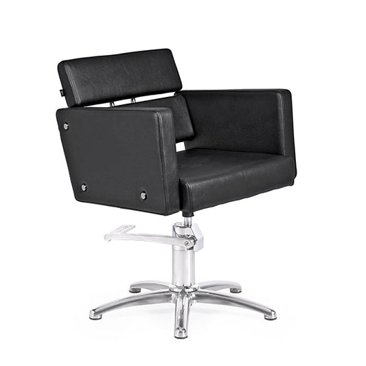 Sillón Cosmo Negro Ng3 P.Aluminio P11 Y B.Hid B06