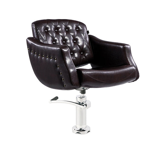 Sillón Creta Marron Vintage Con Bomba Fijacion A Suelo B50