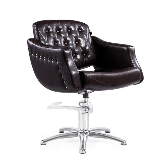 Sillón Creta Marron Vintage P.Aluminio P11 Y B.Hid Mini (B13)