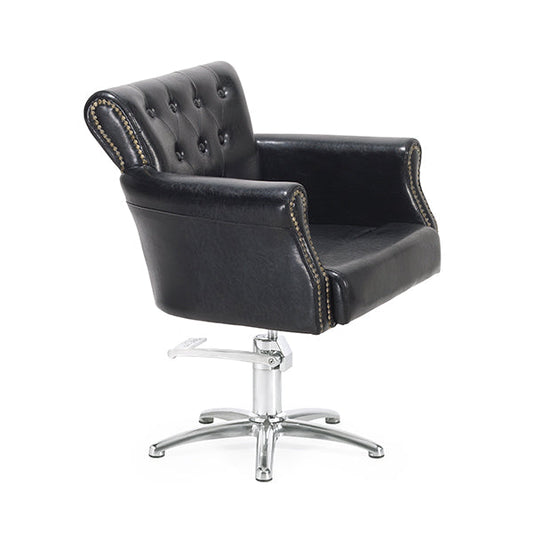 Sillón Leros Negro Vintage P.Aluminio P11 Y B.Hid Mini (B13)