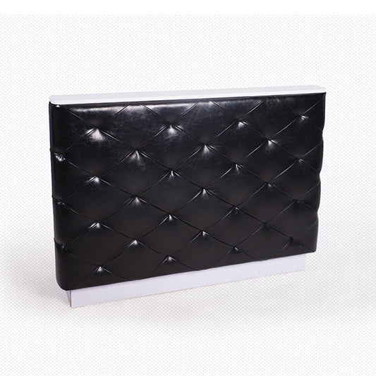 Recepcion Mykonos – Tapizado Negro Brillo 079 Capitoné