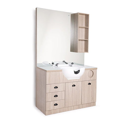 Tocador De Caballero Triton Multiuso Fresno Con Cerámica