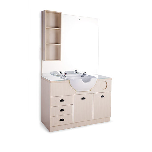 Tocador De Caballero Triton Multiuso Roble Claro Con Cerámica